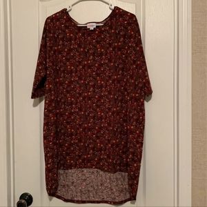 LulaRoe Size L Irma Tunic Top